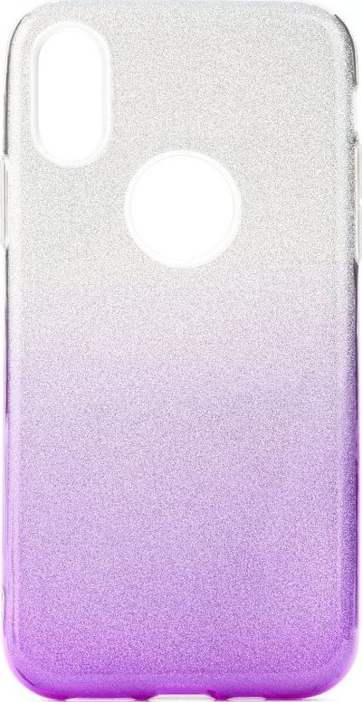 Këllëf telefoni Forcell Shining për iPhone 11 Pro 5.8", transparent vjollcë