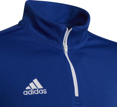 Bluzë sportive Adidas Entrada 22 Training Top Jr HG6290, 100% poliester i riciklum, me teknologji Aeroready, blu