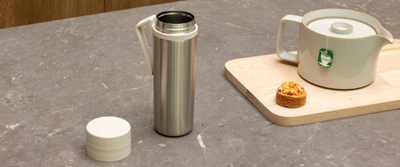 Termos Brabantia Make & Take, 500 ml, çelik inoks, bezhë