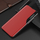 Mbulesë telefoni Hurtel Eco Leather View Case për Samsung Galaxy A22 4G, me këmbë mbajtëse, e kuqe