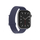 Rrip dore Puro Sport për Apple Watch, 44-49mm, tekstil, blu e errët