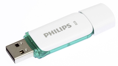 USB Philips Snow Edition FM08FD70B/00, 8GB, USB 2.0, e bardhë