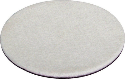 Jastëk lustre prej filci Wolfcraft 125 mm, me Velcro, i bardhë