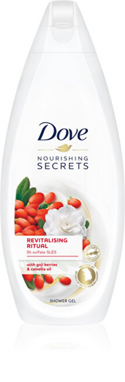 Гел за туширање Dove Nourishing Secrets Revitalising Ritual Goji, 250 мл