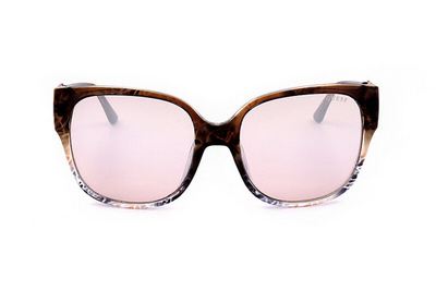 Syze dielli Guess GU7597 55G, të kafta/rozë