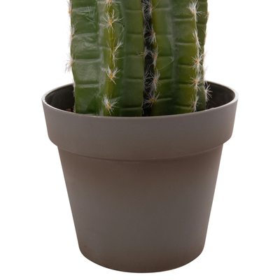 Bimë dekorative sintetike HM4741, kaktus me vazo, 141 cm, jeshile