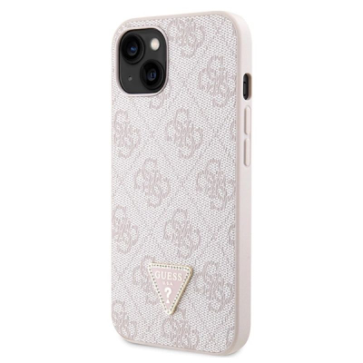 Mbulesë telefoni Guess GUHCP14XP4TDSCPP për iPhone 14 Pro Max, Crossbody 4G Metal Logo, rozë
