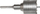 Freza kurorë për beton AWTOOLS AW43418, 80mm, SDS Plus, gri