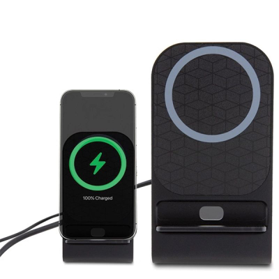 Karikues wireless BMW M Edition MagSafe, 15W, me stendë, i zi