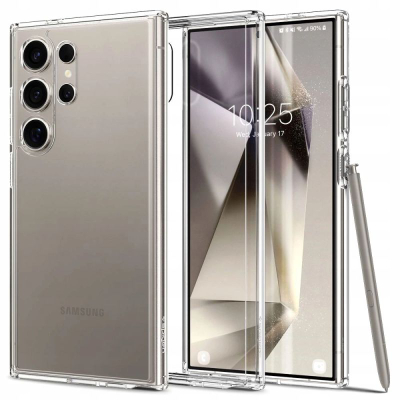 Mbrojtëse telefoni Spigen Ultra Hybrid për Samsung Galaxy S24 Ultra, transparente, e kthjellët
