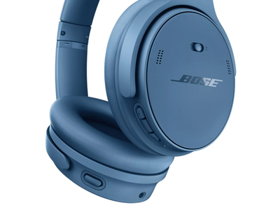 Kufje pa tela Bose QuietComfort, Bluetooth, që heqin zhurmën, blu Blue Dusk