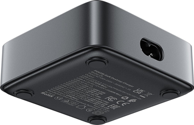 Karikues rrjeti Acefast Z6 GaN për mbi tavolinë, 65W, 2x USB A 2x USB C, i zi