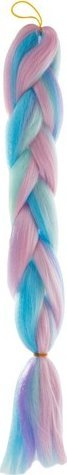 Gërsheta sintetike Soulima 21366, 60 cm, ombre kaltër vjollcë