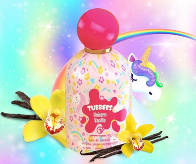 Parfum unisex Grandeur Tubbees Unicorn Vanilla, Eau de Parfum, 50 ml, rozë shumëngjyrësh