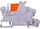 Rele ndërfaqeje Wago RT-2 788-312, 2P 16A, 24V DC, gri
