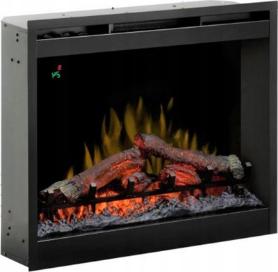 Oxhak elektrik inserti Dimplex 26 LED, efekt flake Optiflame, i zi