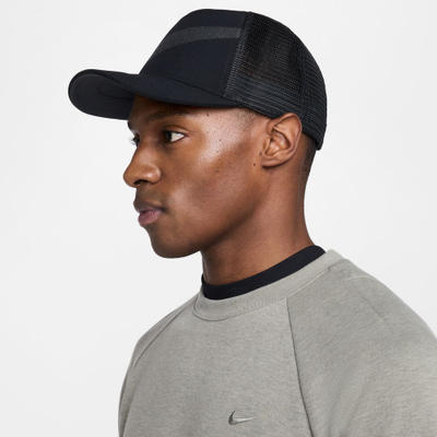 Kapelë Nike Dri-FIT Rise AeroBill Big Swoosh, sportive, e zezë