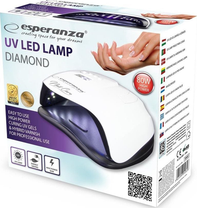 Llambë UV LED për thonj Esperanza Diamond (EBN007)