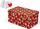 Кутија за подарок Christmas B-V010-H, 30x19x15cm, картон 1.5mm, црвена со снег