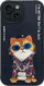 Kapak telefoni Audi Nimmy Case iPhone 15 6.1", Glasses Cool Cat, i zi