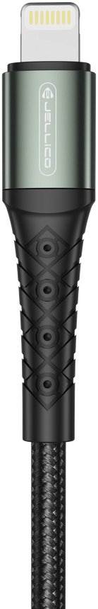 Kabllo karikimi JELLICO B10 Lightning, 1m, 3.1A, e zezë