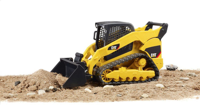 Lodër ekskavator me ngarkues Bruder Delta Caterpillar (02136), i verdhë