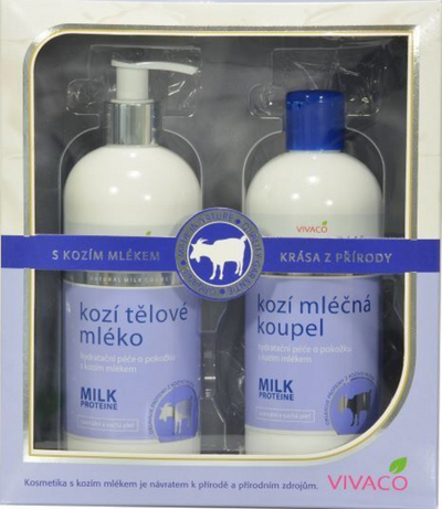 Set dhuratë Vivaco, qumësht banje 400 ml + losion trupi 400 ml