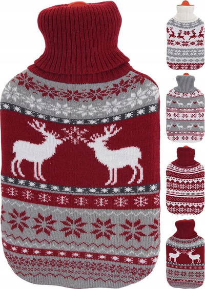 Shishe uji e ngrohtë Home & Style Collection Sweater, 1.75L, me mbështjellës tekstili, shumëngjyrëshe