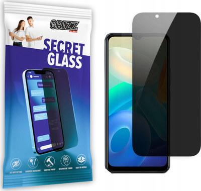 Xham mbrojtës privatësie Grizz SecretGlass për Vivo Y02s, xham qeramik, me pamje shumë të kthjellët