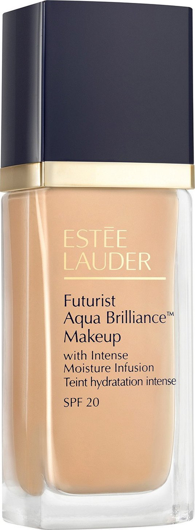 Fondatinë Estée Lauder Futurist Aqua Brilliance, SPF 20, nuanca 1W0 Warm Porcelain