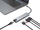 Docking station Conceptronic DONN29G, 6 në 1, 4K 60Hz, gri