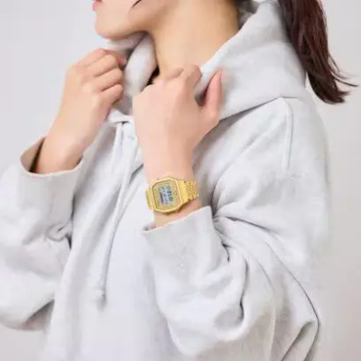 Orë digjitale Casio, e artë 10184