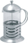 French press Maestro MR-1662-1000, 1000 ml, çelik inoksi dhe xham, transparent