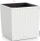 Vazo Lechuza Cube Cottage 40 me sistem ujitje, 40 cm, e bardhë
