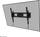 Mbajtëse muri TV Neomounts WL35-750BL18, 43-98", 125kg, e zezë