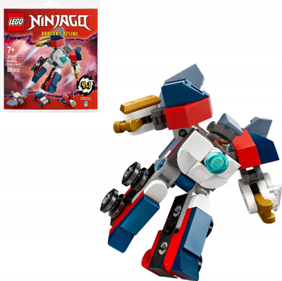 Set ndërtimi LEGO NINJAGO Mini Ninja Combo Mech 30699, 80 pjesë, shumëngjyrëshe