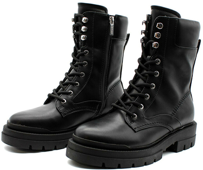 Çizme për femra Guess Obetter Low Ankle Boots, të zeza