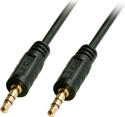 Kabllo audio Lindy 35641, Jack 3.5mm në Jack 3.5mm, 1m, e zezë