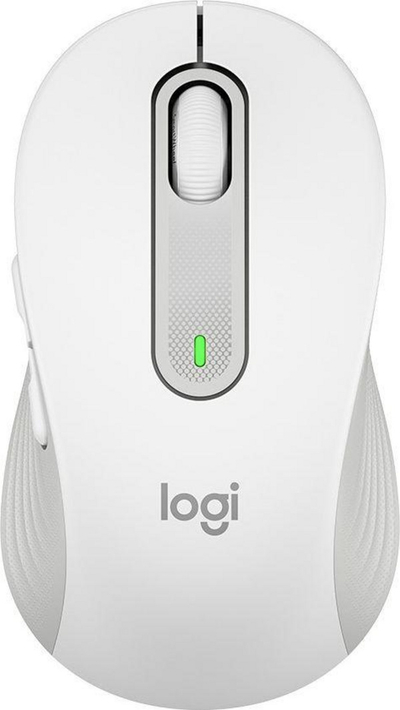 Maus wireless Logitech Signature M650 for Business, Bluetooth, 2.4 GHz, i bardhë