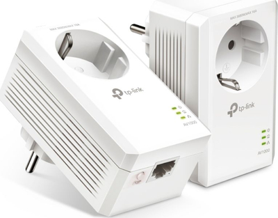 Adapter powerline TP-Link TL-PA7017P KIT, 1000 Mb/s, port gigabit, me prizë mrena vetes