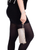 Çantë lëkure SEGALI Crossbody, e argjendtë