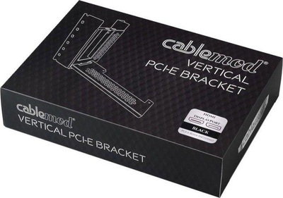Вертикален држач за графичка картичка CableMod CM-VPB-HDK-R, PCIe x16 рисер, црн