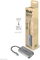 Adapter USB Club 3D CAC-1510-A, USB C në DVI, 4K, bojë-argjendi