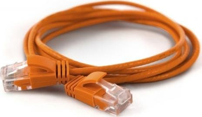 Kabllo rrjeti Wantec WW, CAT6A UTP, 0.5m, portokalli