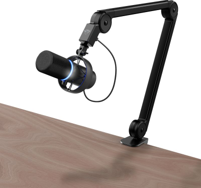 Mikrofon Trust GXT 255+ ONYX, USB, me krah tavoline, i zi