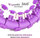 Set hula hoop fitness HMS HHW12 Plus Size me peshë, brez dobësimi BR163 Plus Size, vjollcë dhe i zi