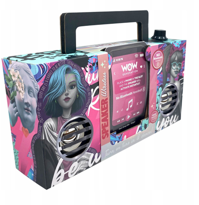 Kaltoparlant portativ Sound Expander WOW00122, pa Bluetooth, me USB, shumëngjyrësh