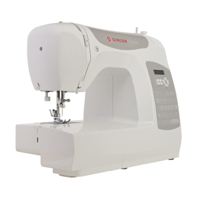 Makine qepëse Singer C5205 GY, ekran LCD, futës automatik i fillit, gri e bardhë