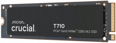 SSD i brendshëm Crucial T710, 4TB, NVMe M.2 PCIe Gen 5, me heatsink