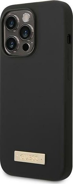 Këllëf telefoni Guess GUHMP14XSBPLK, për iPhone 14 Pro Max 6.7", MagSafe, i zi